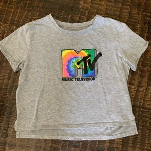 MTV cropped t-shirt. Size L. Runs small.